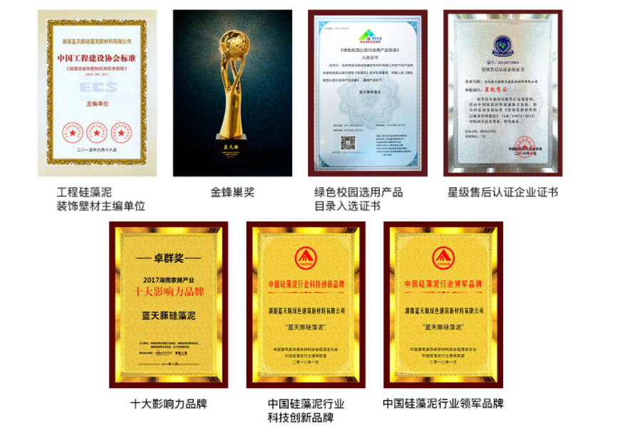 中国硅藻泥十大品牌排行榜正式揭晓，蓝天豚硅藻泥荣登榜首！